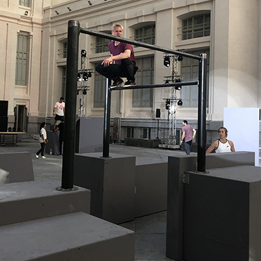 Camp Ramps Parkour Setup Madrid Show Ashigaru