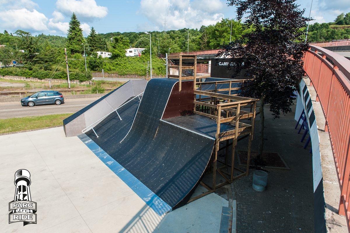 Skatepark BMX Dudelange Spacemoutain Dudetown