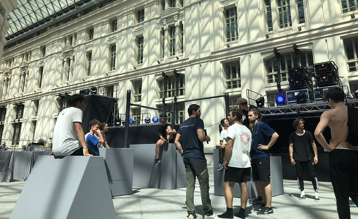 Parkour Show Set Up Madrid